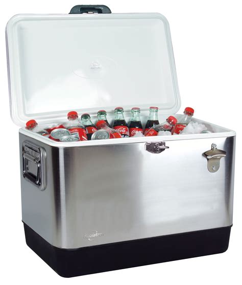 ice box stainless steel|stainless steel ice chest coolers.